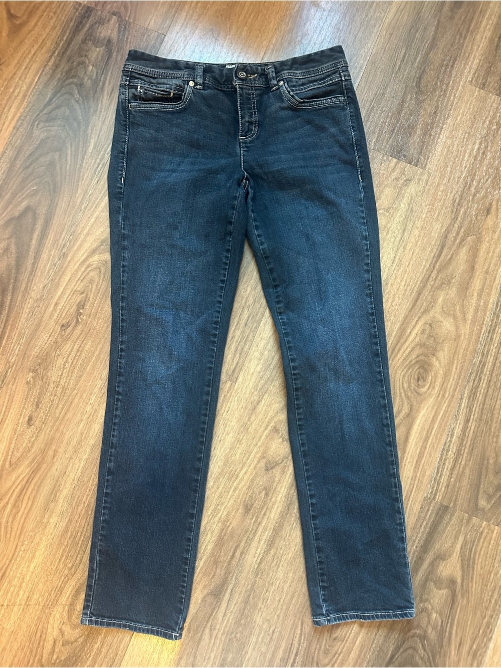 Tommy Hilfiger Dark Blue Straight Leg Jeans